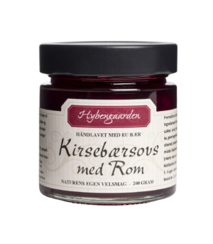 Kirsebærsovs med rom - 200g