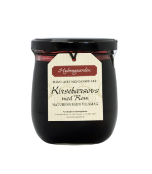 Kirsebærsovs med rom - 400g