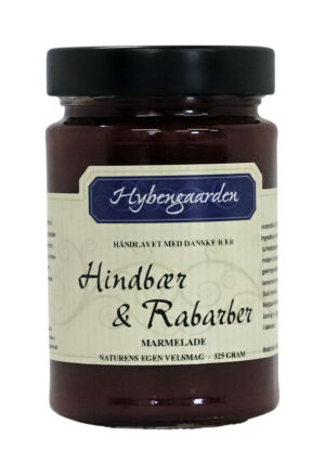 Hindbær og Rabarber marmelade