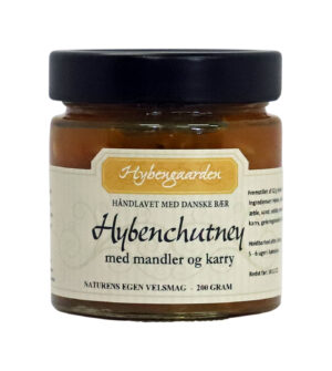 Hybenchutney med mandler & karry