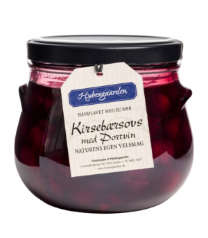 Kirsebærsovs med portvin - 800g